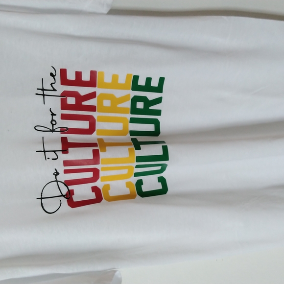 Culture Short Sleeve Crew Neck White T-Shirt - Picture 4 of 5
